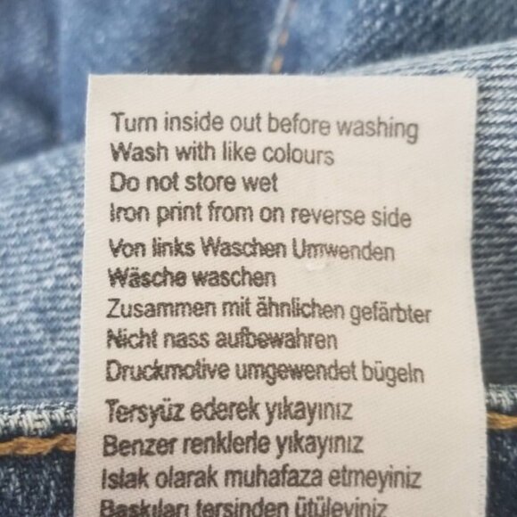 Mavi ADA Sexy Boyfriend Distressed Blue Denim Jeans 26 Womens Casual Style - Picture 8 of 8